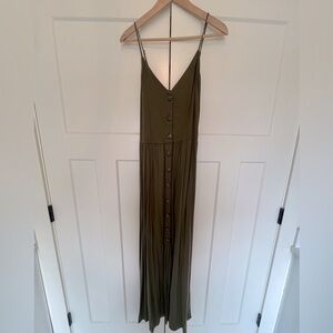 Olive green sundress